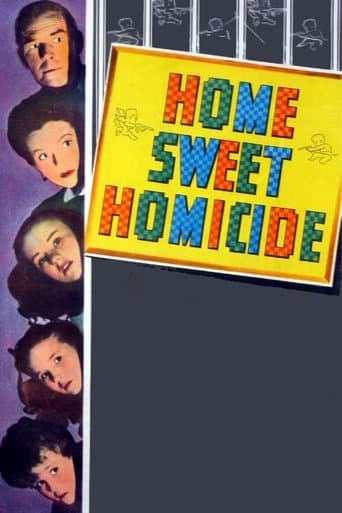 Movie poster for Home Sweet Homicide