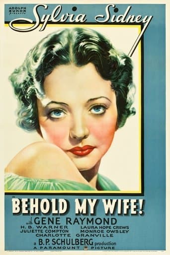 Movie poster for Behold My Wife!