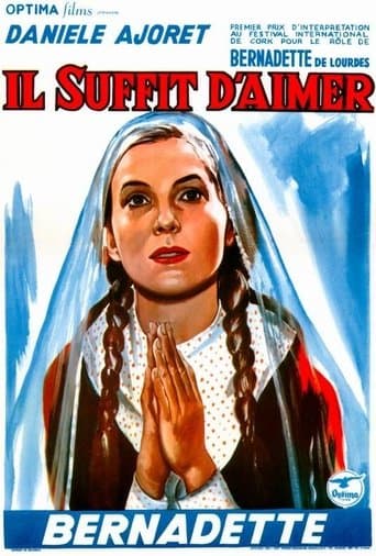 Movie poster for Bernadette of Lourdes