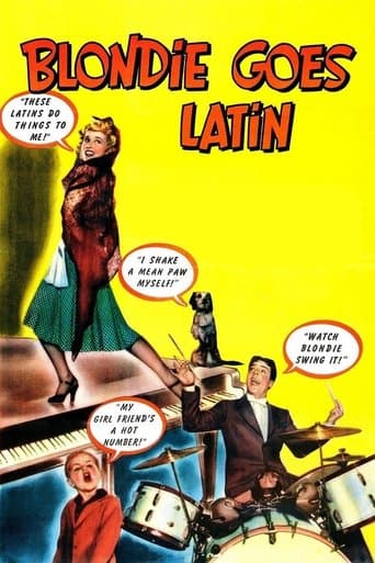 Movie poster for Blondie Goes Latin