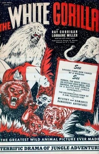Movie poster for The White Gorilla