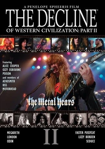 Movie poster for The Decline of Western Civilization Part II: The Metal Years