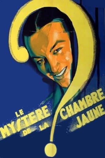 Movie poster for The Mystery of the Yellow Room