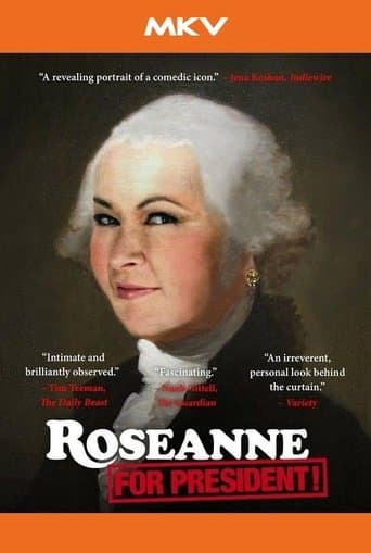 Movie poster for Roseanne for President!