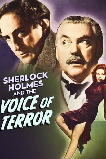 Movie poster for Sherlock Holmes and the Voice of Terror