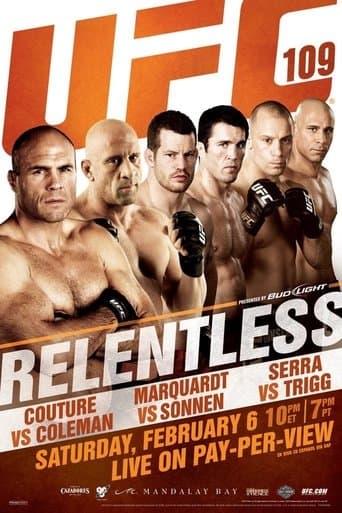 Movie poster for UFC 109: Relentless