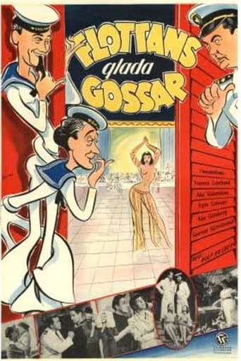 Movie poster for Flottans glada gossar