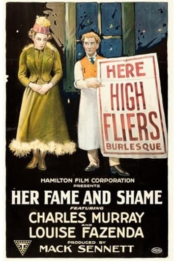 Movie poster for Her Fame and Shame
