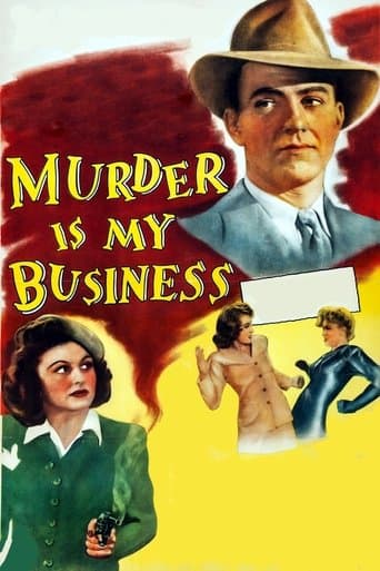 Movie poster for Murder Is My Business