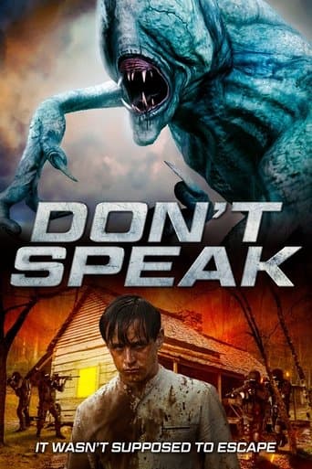 Movie poster for Don't Speak