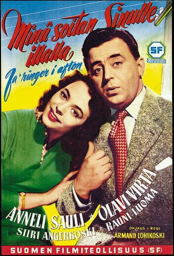 Movie poster for Minä soitan sinulle illalla