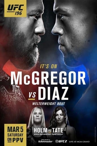 Movie poster for UFC 196: McGregor vs Diaz