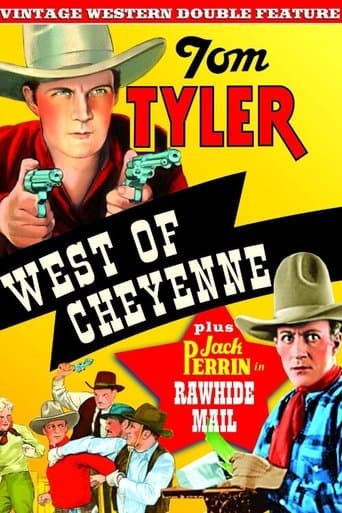 Movie poster for West of Cheyenne