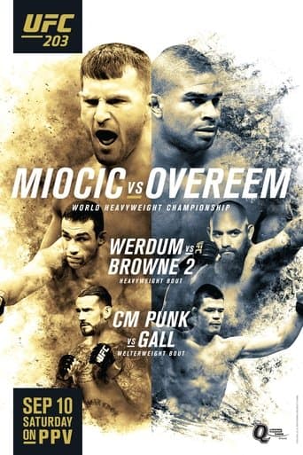 Movie poster for UFC 203: Miocic vs. Overeem