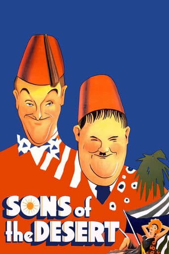 Movie poster for Sons of the Desert