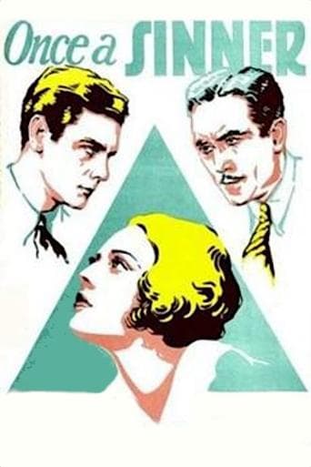 Movie poster for Once a Sinner
