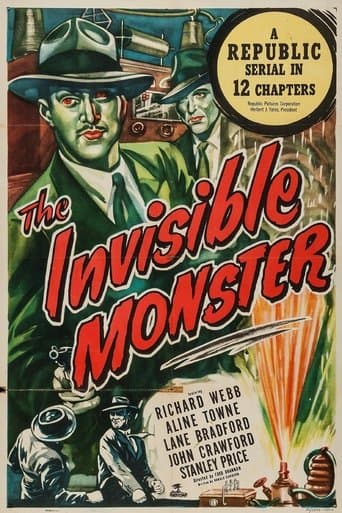 Movie poster for The Invisible Monster