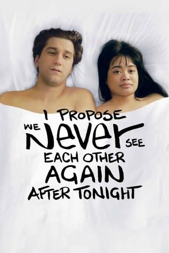Movie poster for I Propose We Never See Each Other Again After Tonight