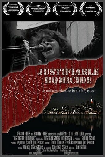 Movie poster for Justifiable Homicide