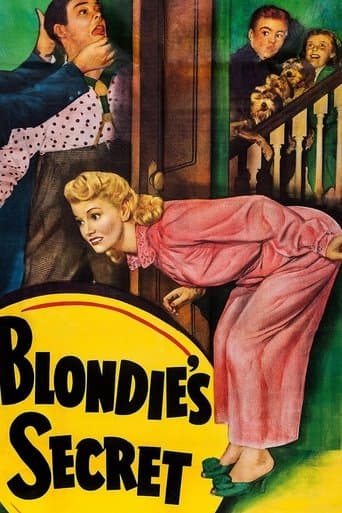 Movie poster for Blondie's Secret