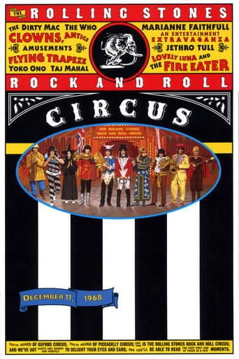 Movie poster for The Rolling Stones Rock and Roll Circus