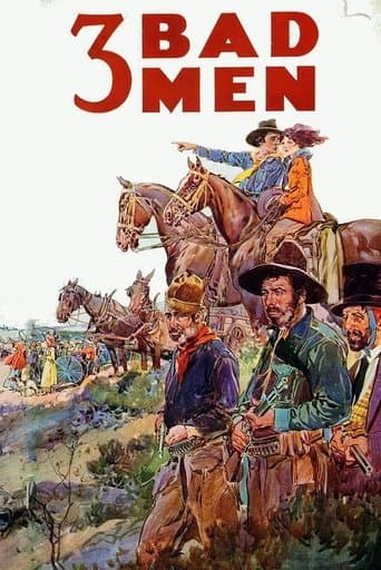 Movie poster for 3 Bad Men