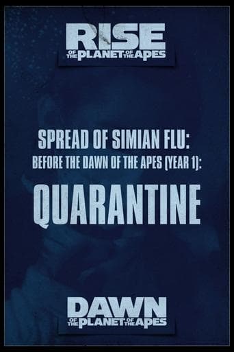 Movie poster for Spread of Simian Flu: Before the Dawn of the Apes (Year 1)