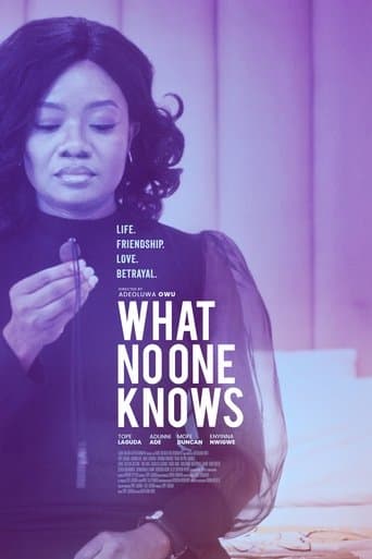 Movie poster for What No One Knows