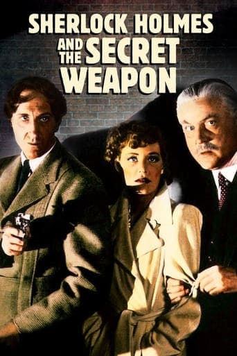 Movie poster for Sherlock Holmes and the Secret Weapon