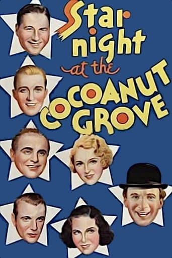 Movie poster for Star Night at the Cocoanut Grove