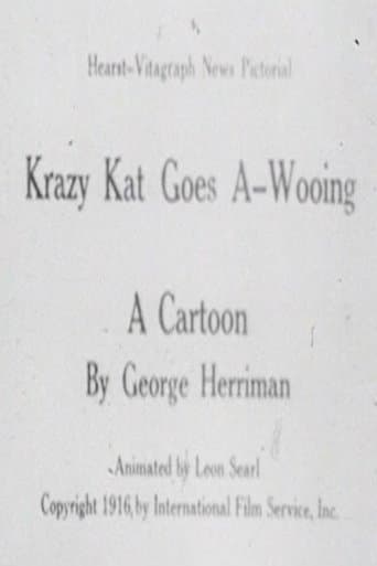 Movie poster for Krazy Kat Goes A-Wooing
