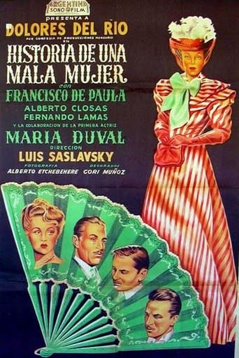 Movie poster for Historia de una mala mujer