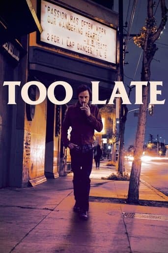Movie poster for Too Late