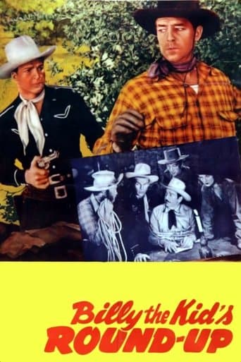 Movie poster for Billy The Kid's Round-Up