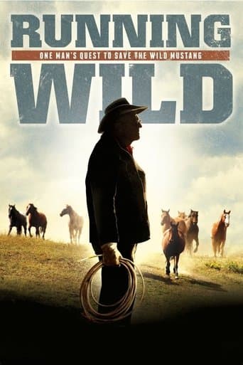 Movie poster for Running Wild: One Man's Quest to Save the Wild Mustang