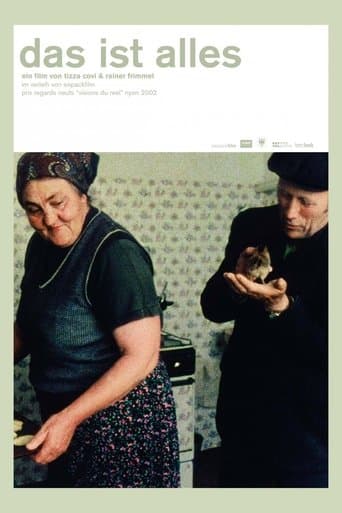 Movie poster for Das ist alles