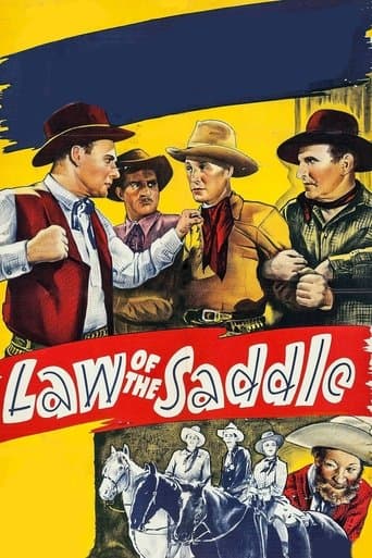 Movie poster for Law of the Saddle