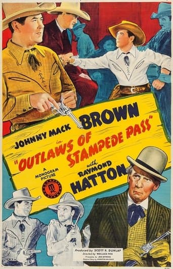 Movie poster for Outlaws of Stampede Pass
