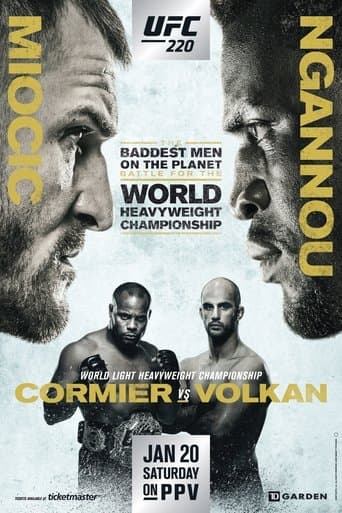 Movie poster for UFC 220: Miocic vs. Ngannou