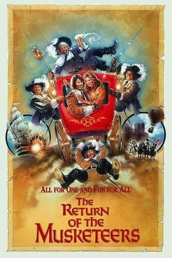 Movie poster for The Return of the Musketeers