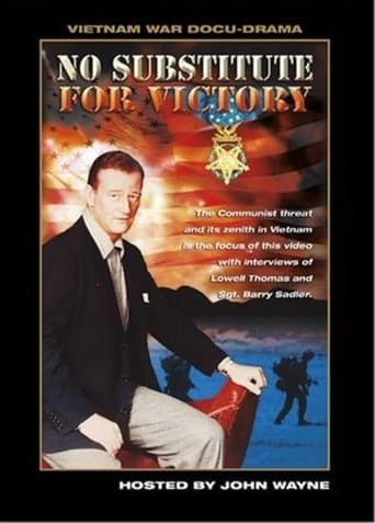 Movie poster for No Substitute for Victory