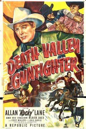 Movie poster for Death Valley Gunfighter