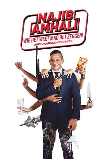 Movie poster for Najib Amhali: Wie het weet mag het zeggen!