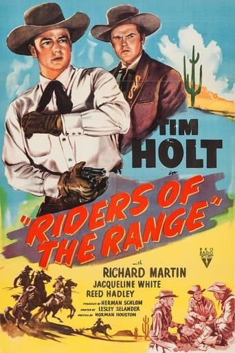 Movie poster for Riders of the Range