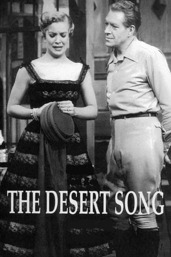 Movie poster for The Desert Song