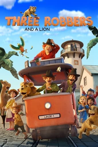 Movie poster for Three Robbers and a Lion
