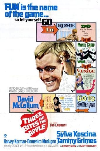 Movie poster for Three Bites of the Apple