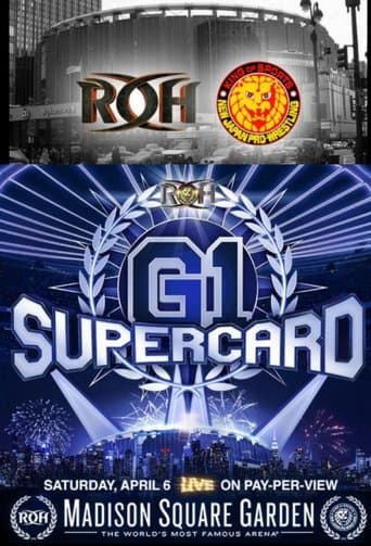 Movie poster for ROH & NJPW: G1 Supercard