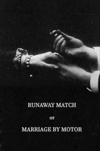 Movie poster for The Runaway Match, or Marriage by Motor