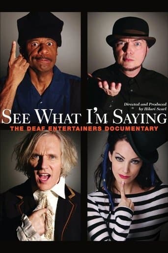 Movie poster for See What I'm Saying: The Deaf Entertainers Documentary